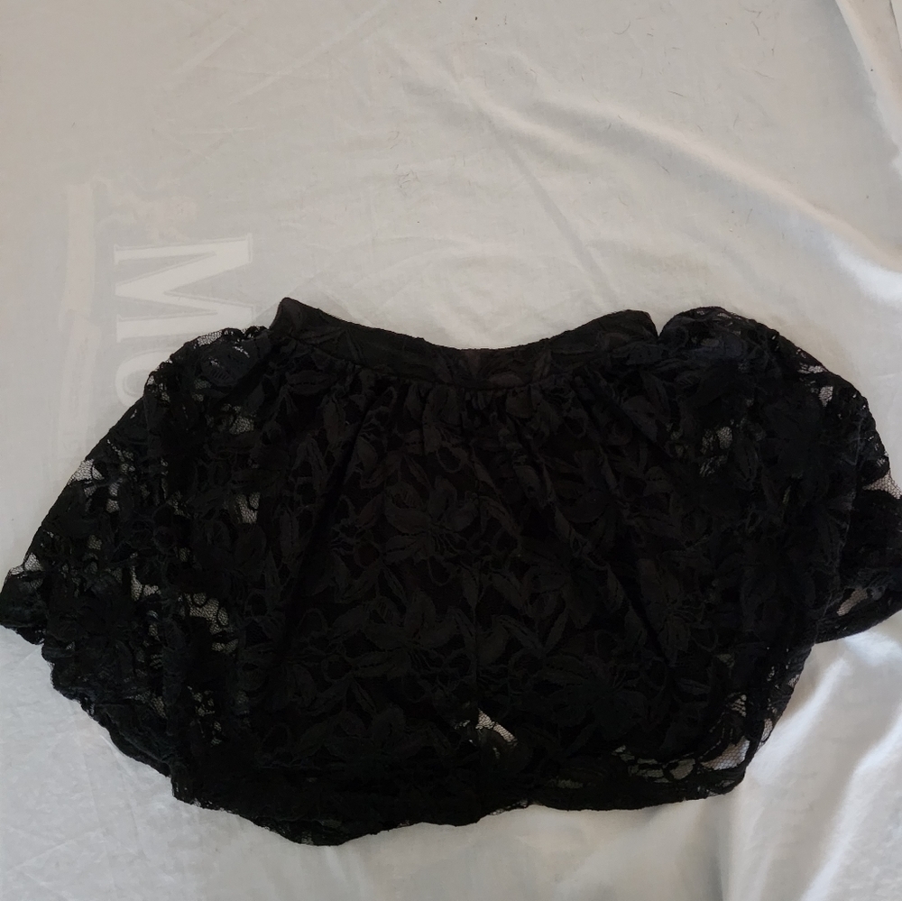 Forever 21 Mini Skirt Lacy Look